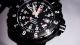 Luminox 6400 F - 117 Nighthawk 6400 Serie Herren Schwarz Stahl Gebürstet Uhr Armbanduhren Bild 6
