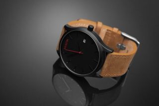 Mvmt Armbanduhr Für Herren In Schwarz/braun - Black/tan Leather - Usa Import Bild