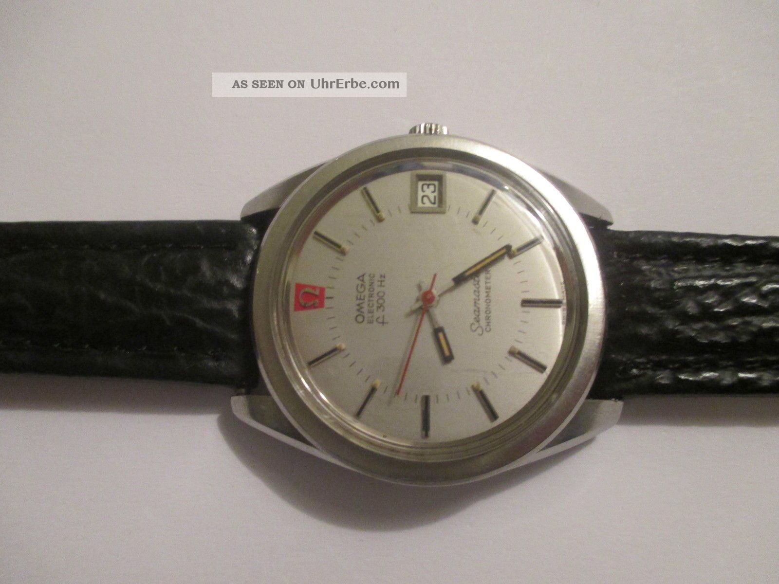 Vintage Omega Seamaster Electronic F 300 Hz Chronometer - Stimmgabel Edelstahl Armbanduhren Bild