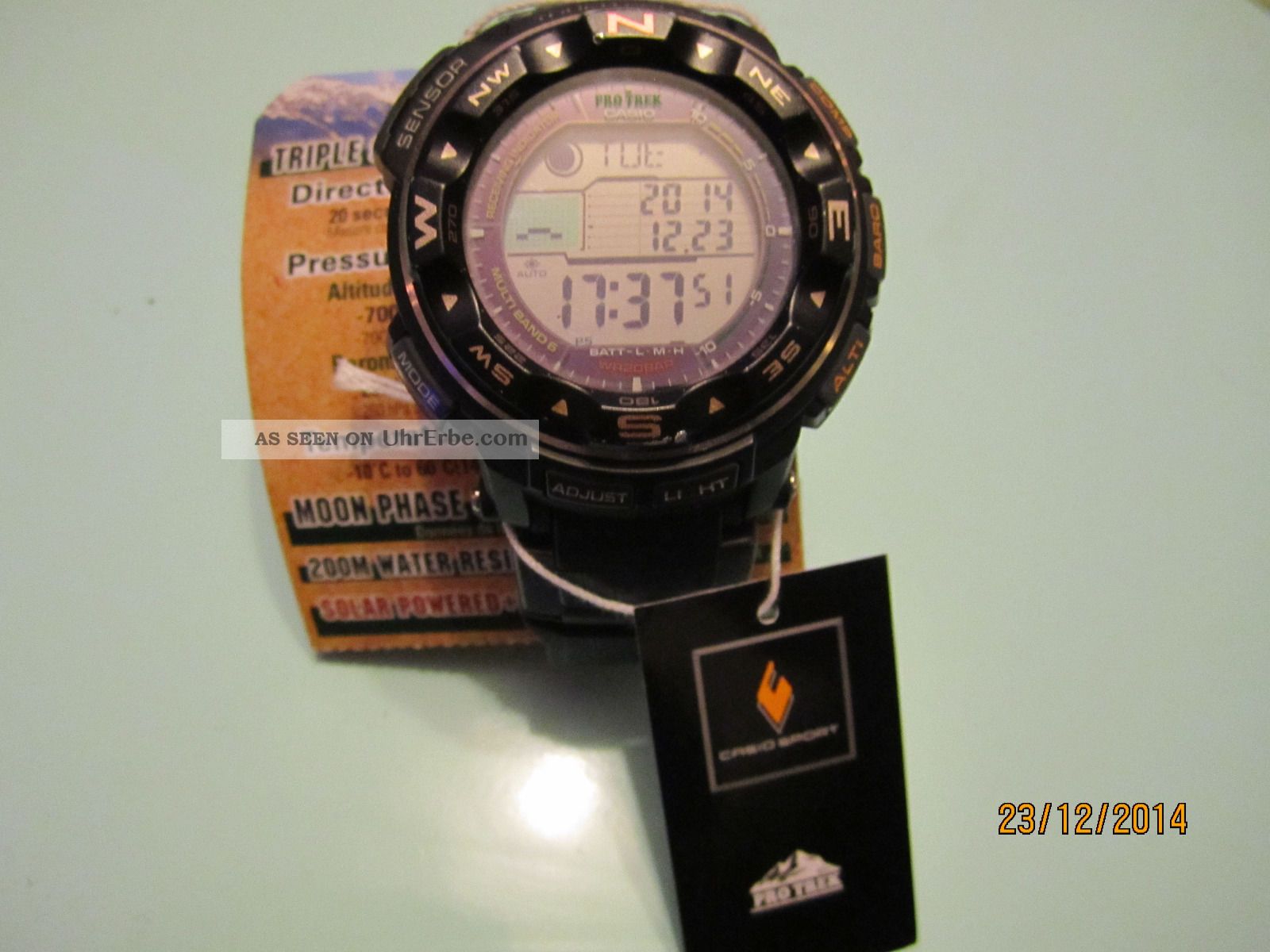 Casio Pro Trek Prw - 2500 - 1er (funk,  Solar) Armbanduhren Bild