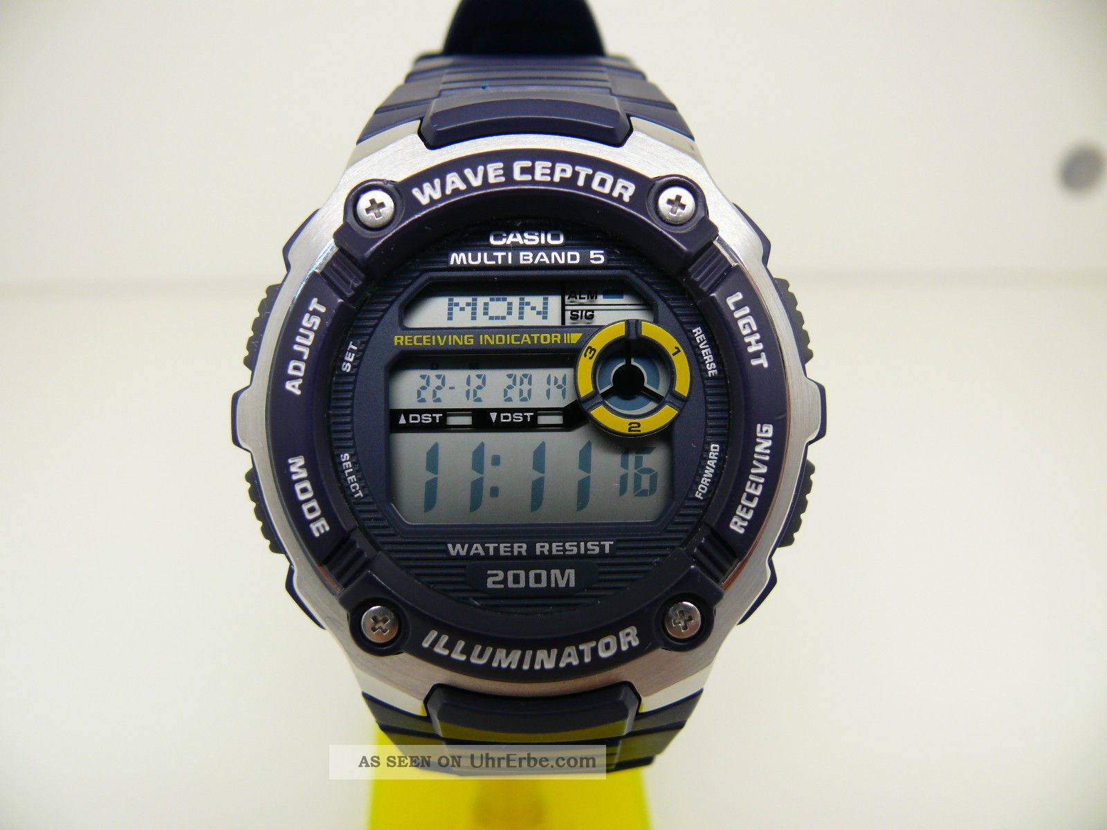 Casio Wv - 200e 3139 Funkuhr Wave Ceptor Herren Armbanduhr World Time Armbanduhren Bild