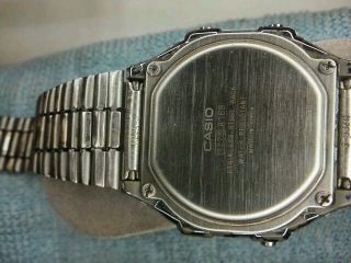 Casio Herren Uhr Alarm Chronograph Edelstahl Nr.  A168 Sammlung Läuft, Bild