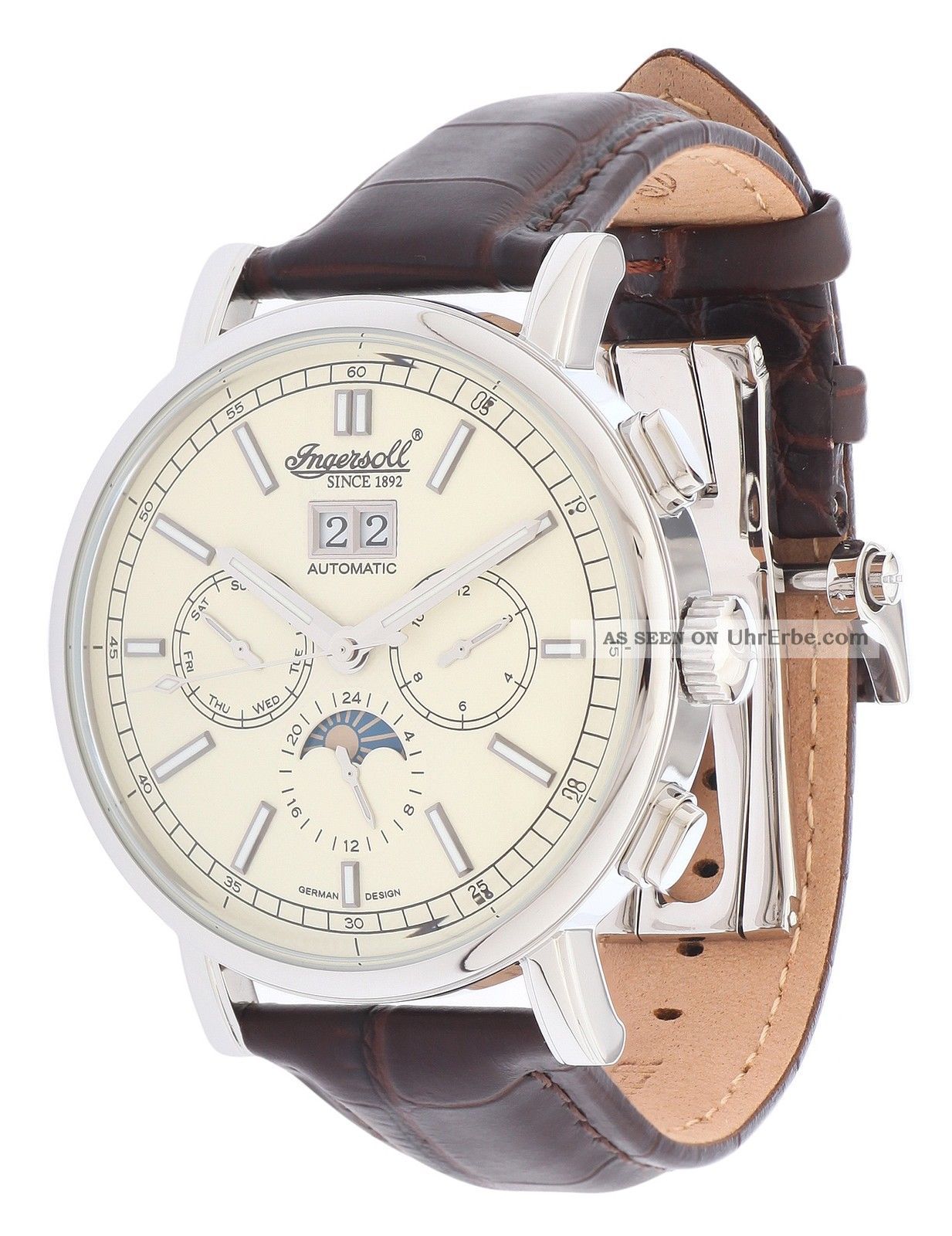 Ingersoll Herren Armbanduhr Anapolis Limited Edition Dunkelbraun In1402cr Armbanduhren Bild